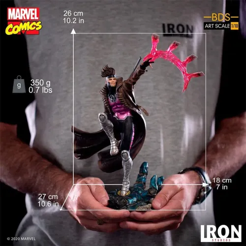 Gambit- X-Men - Bds Art Scale 1/10 - Iron Studios