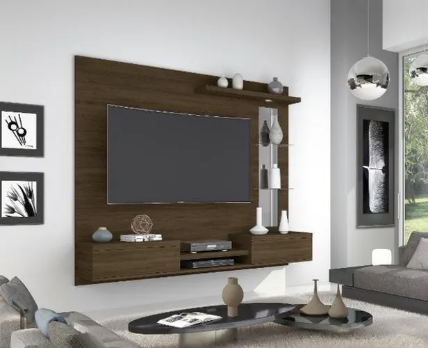 Painel Estile p/ TV até 65'' com LED + Espelho = Entrega grátis!