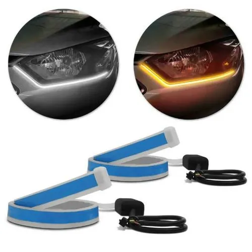 Fita Led dual Color - ShockLigth 3000k 6000k 12v 45cm Universal