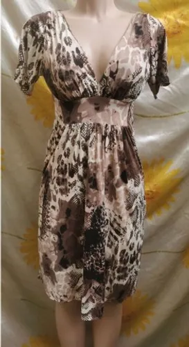 Vestido lemon animal print tam m