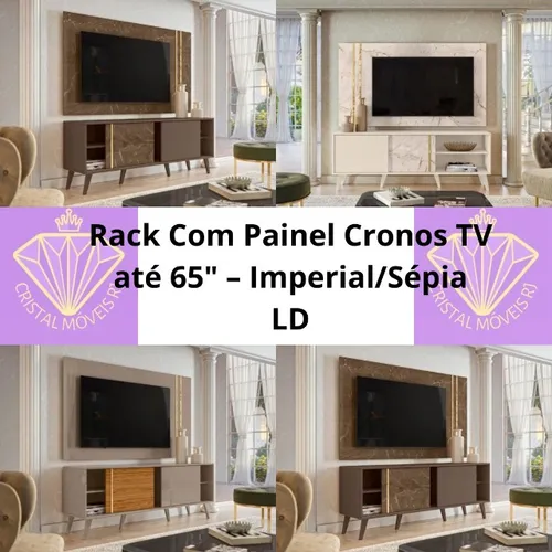 Rack Com Painel Cronos TV 65? LD