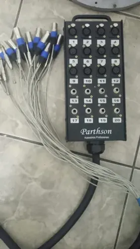 Multicabos medusa 20 vias 12 XLR 8 P10 5 metros