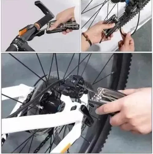 CANIVETE DE FERRAMENTAS PARA BIKE 15 FUNÇÕES<br><br>