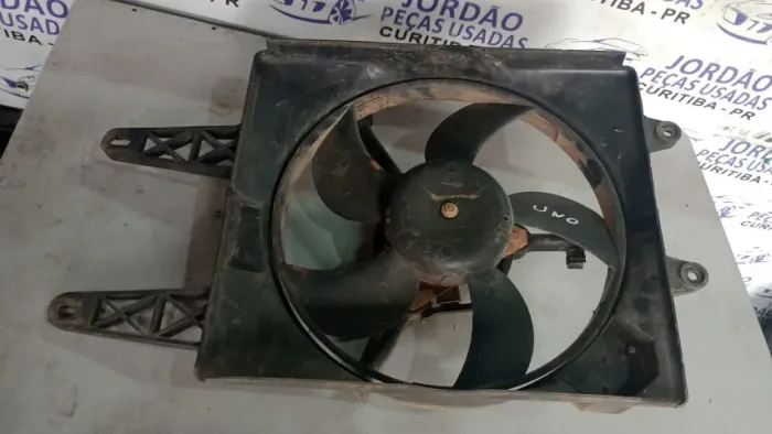 Ventoinha Fiat uno Fire sem Ar Condicionado com defletor 