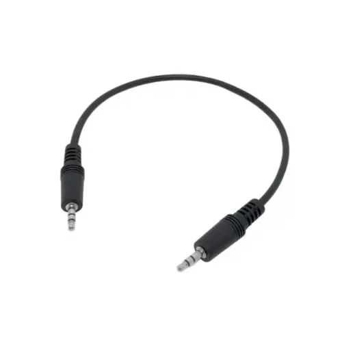 (Aceito cartão) Cabo Auxiliar P2xP2 Macho 50 cm para Celular/Caixa de Som