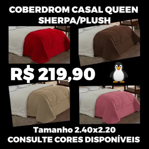 Coberdrom casal Sherpa Plush 