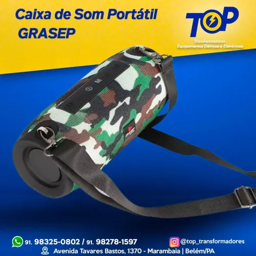 Caixa de som portátil Grasep 