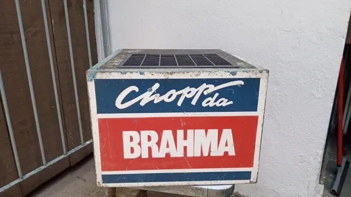 Caixa antiga chopp Brahma 