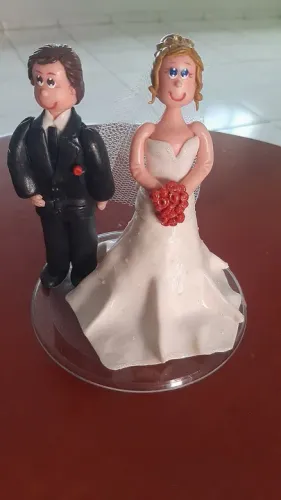 Noivos de biscuit