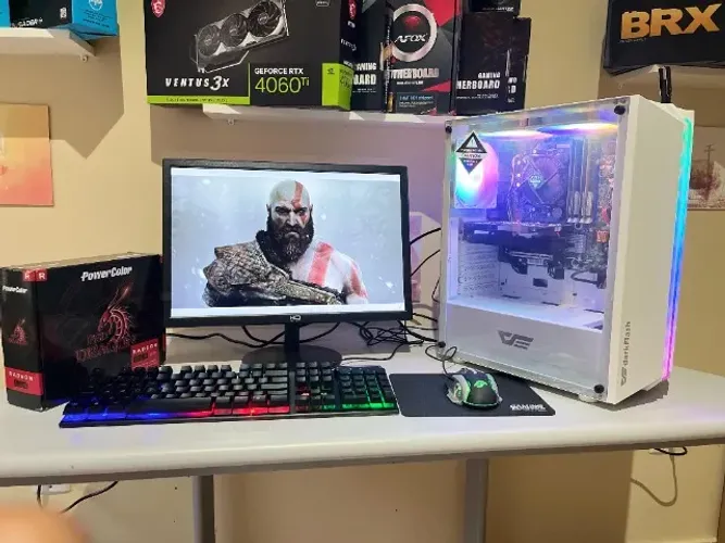 Pc gamer Completo novo i5 16 gb gtx 1050 1 ano de garantia