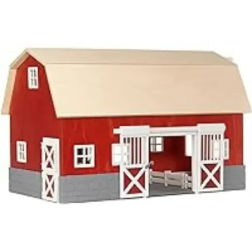 Schleich - 42028 Celeiro Big Red Barn-miniatura Colecionável Altura 28 cm Largura 30,5 cm