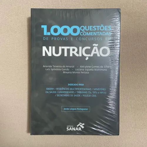 1. 000 Questões Comentadas de Provas e Concursos Em Nutrição