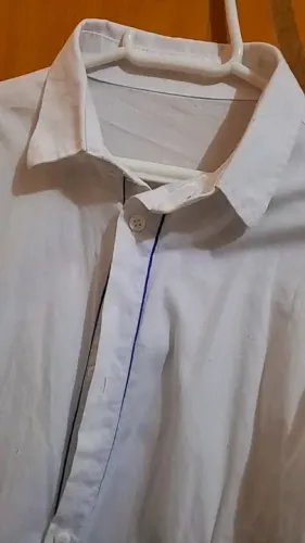 Camisa Social Branca Manga Longa