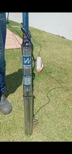 Motobomba submersa bomba palito claw para poço 1/4cv