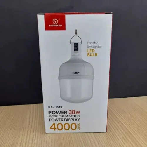 Lâmpada LED Recarregável 38W - 4000 mAh