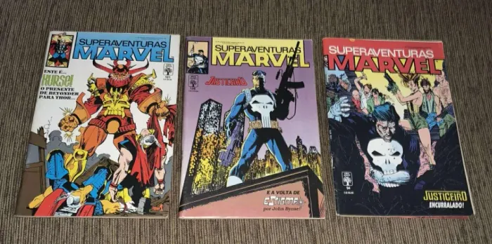 Hq Superaventuras Marvel 3 Quadrinhos anos 90 Marvel Comics