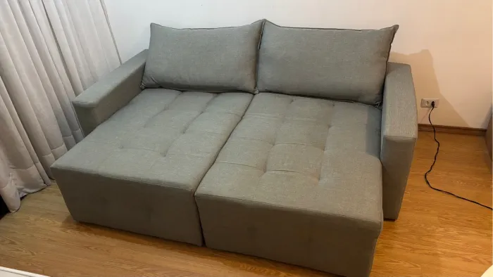 Sofá de 2 lugares retrátil e reclinável 2,10mt