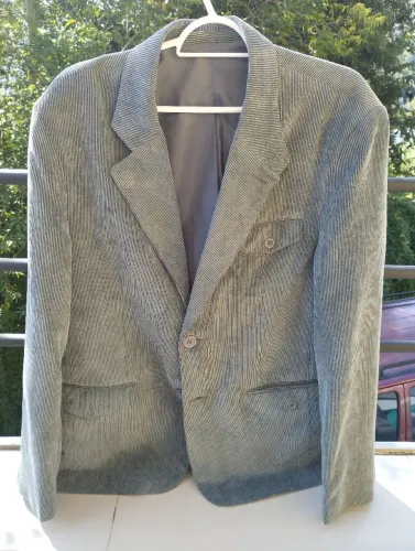 Blazer Masculino Veludo Drops de Menta - Tam 46