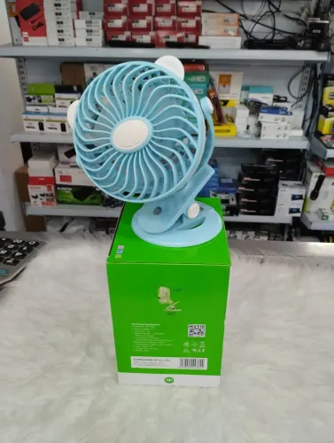 Ventilador de Mesa Portátil com Clip 360° - Ideal para Escritório e Casa