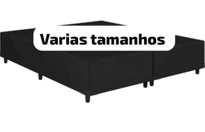 Cama box base e suporte (novo) hoje