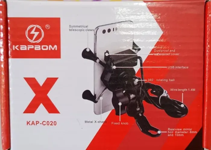 Suporte Garra X com Usb / Carregamento ! Kpbom
