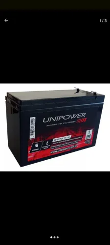BATERIA PARA CERCA ELÉTRICA , MOTO E CARRO ELÉTRICO No-break Unipower UP1270E 12V 7Ah