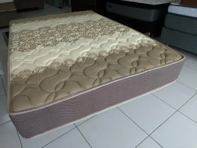 Colchão Queen Espuma Semi Ortopédica Novo Suporte 120 Kg, Pronta Entrega!