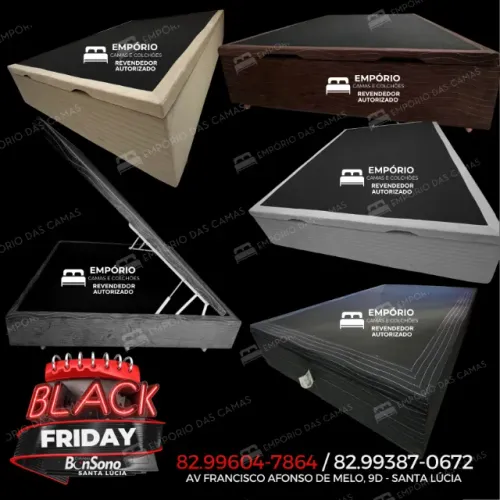 Base baú box BonSono casal pronta entrega