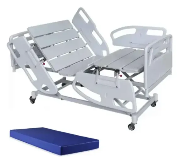 Cama Hospitalar Motorizada com Colchão