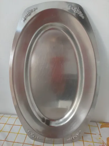 Travessa de Inox Oval