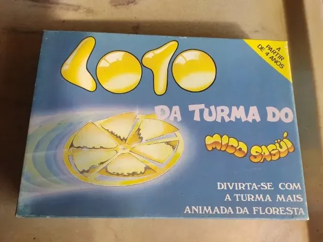 Jogo Loto Da Turma Do Mico Sagui Brinquedo Educativo Antigo