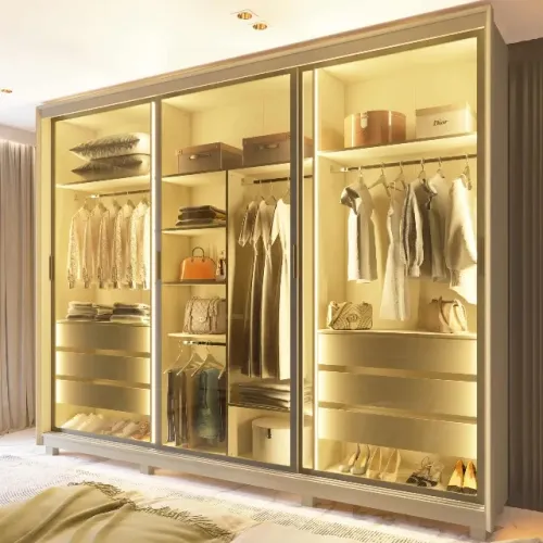 quarto roupeiro casal com led