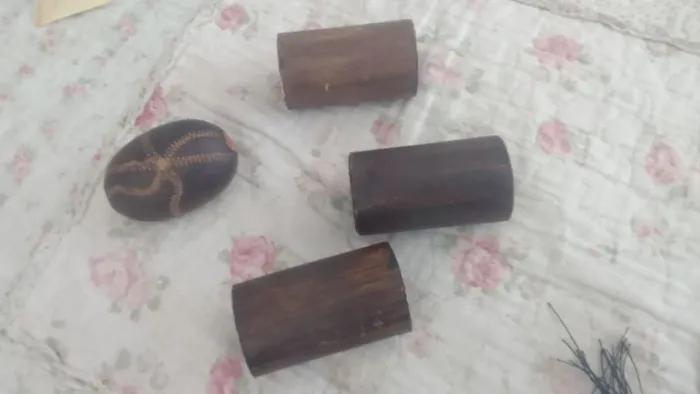 4 ganzas ovinho percussão