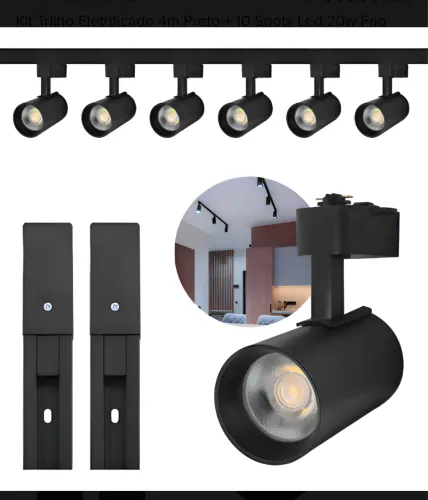 Trilho spot de led novo 