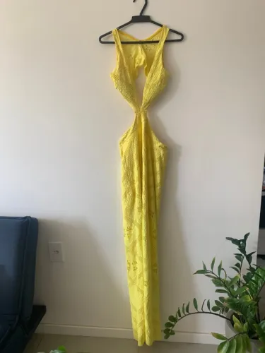 Vestido amarelo Loja Once