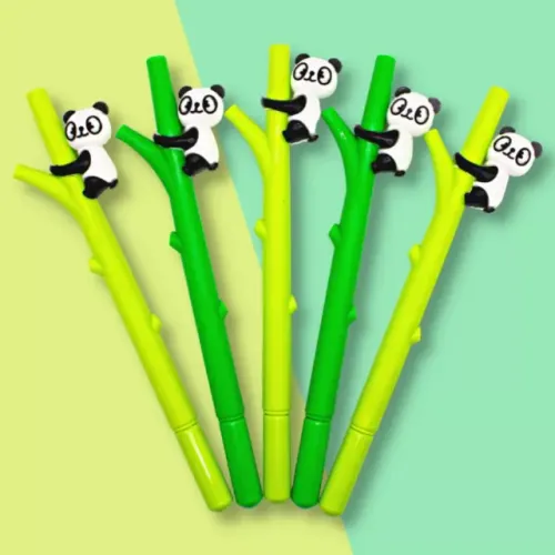 Caneta Fofa De Panda Papelaria Criativa