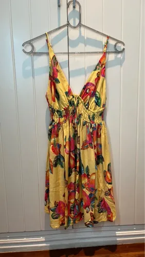 Vestido PP Farm floral amarelo 