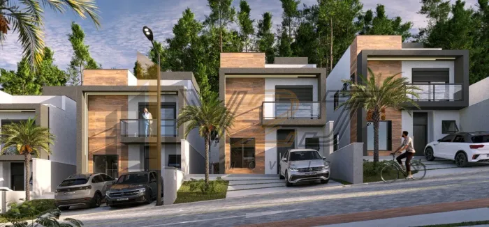 Lançamento (na planta), vila de casas isoladas (não geminadas) na região do Mosteiro de Sã