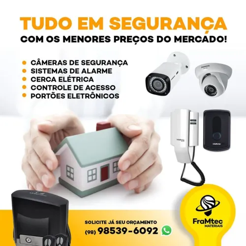 Instalação e manutenção em sistema de segurança eletrônica