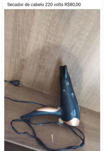 Secador de cabelo Philco 220V - R$80,00