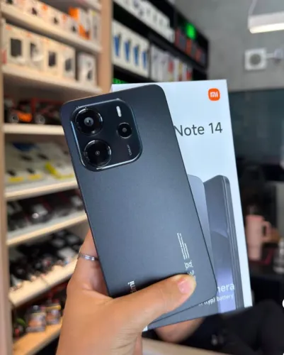 Celular* Redmi Note 14 128Gb/6ram Preto e Verde * Dual Sim + Entrega Grátis