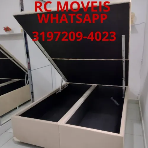 Cama Box Baú Super King 1.93x2.03 - Espaço, Conforto e Durabilidade