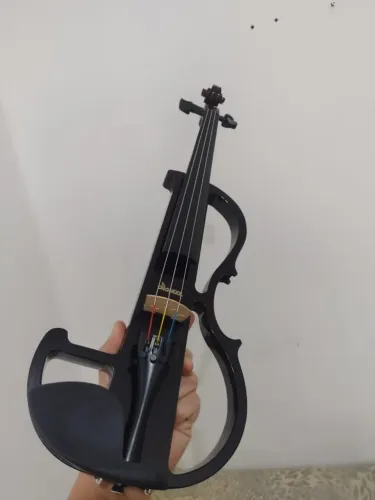 Violino elétrico com case
