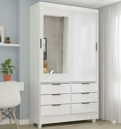 Guarda Roupa Sevilha Branco