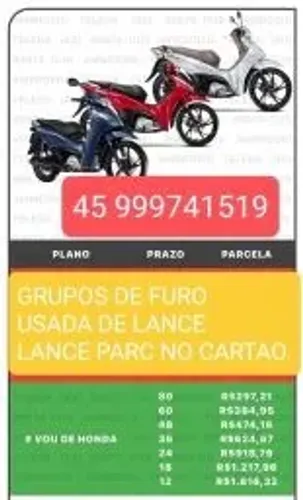 Biz 125 okm parcelada ate 80 x