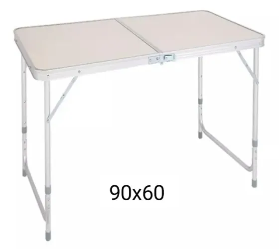 Mesa Camping Dobrável 90x60cm - R$249,00 - 3x