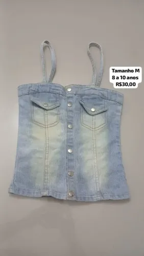 Blusas infantil jeans