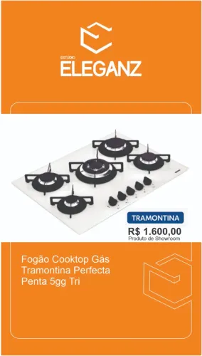 Fogão cooktop Gás Tramontina 