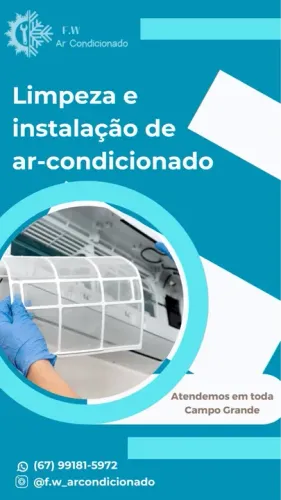 Higienização e manutenção em Ar-condicionado