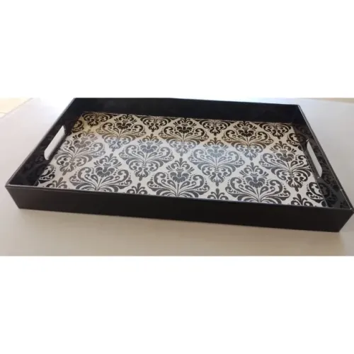 PROMOÇÃO! bandeja EM LACA para decoração TOK & STOK